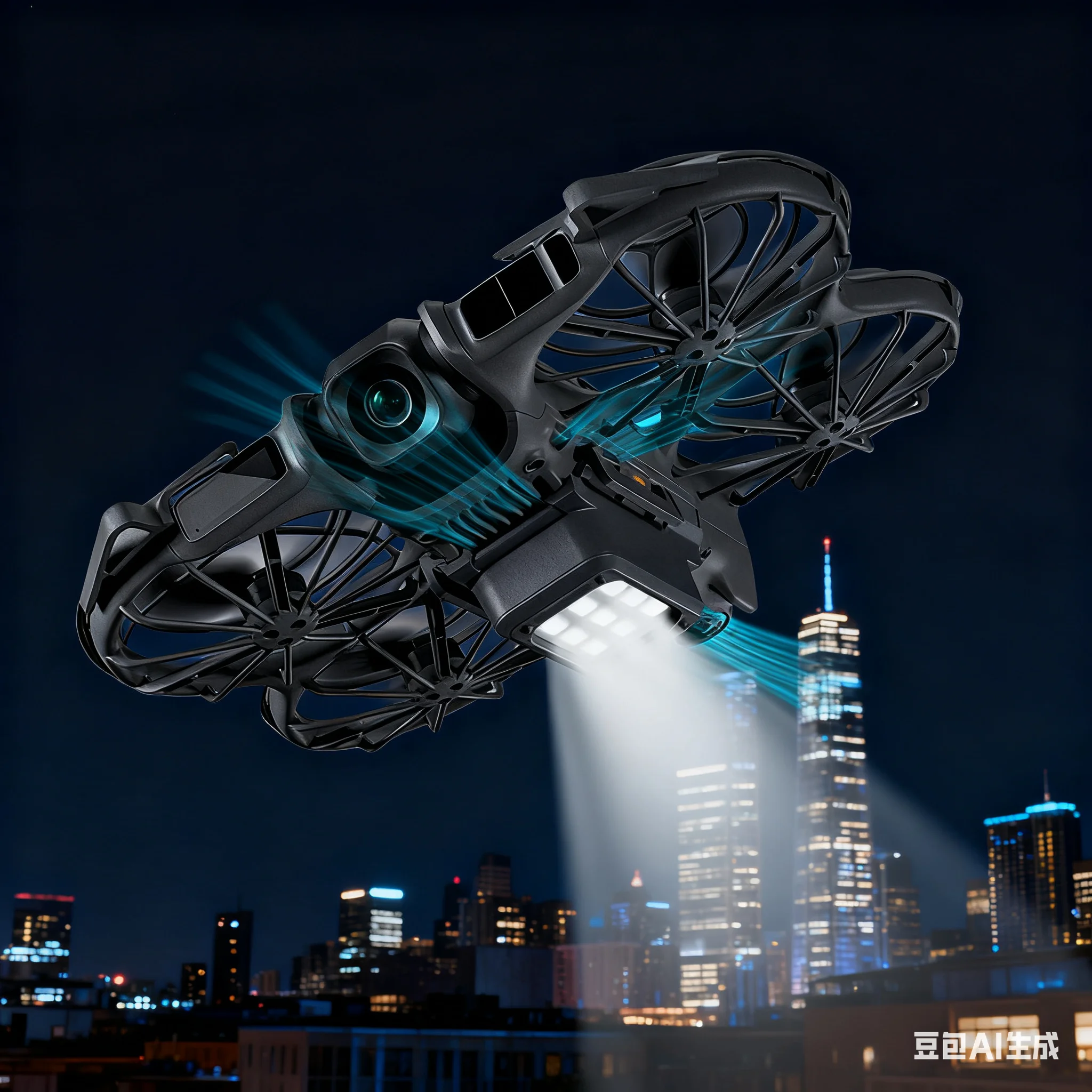 Illuminated Tripod Searchlight For DJI NEO2 Luminous Lamp Height Increasing Tripod Snap Design Aerial Photography Accessories