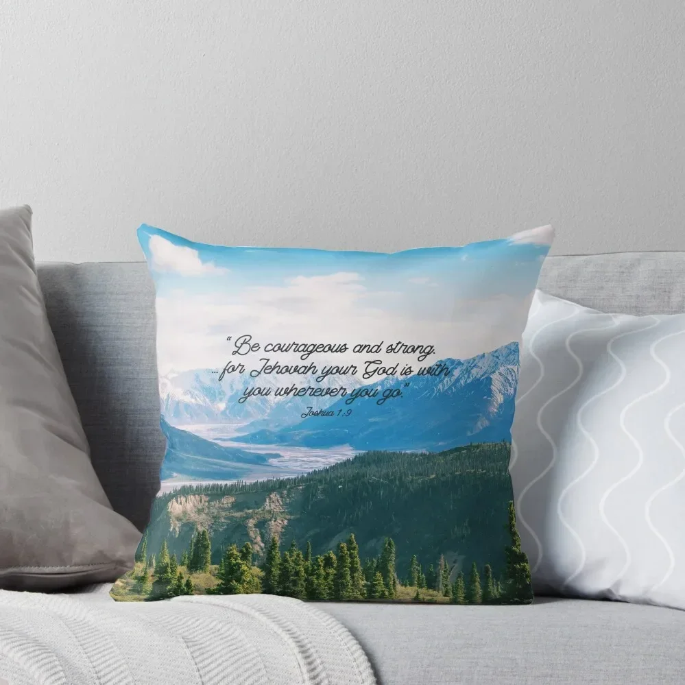 

JOSHUA 1:9 Throw Pillow Throw Pillow ornamental pillows Decorative Sofa Cushion pillow