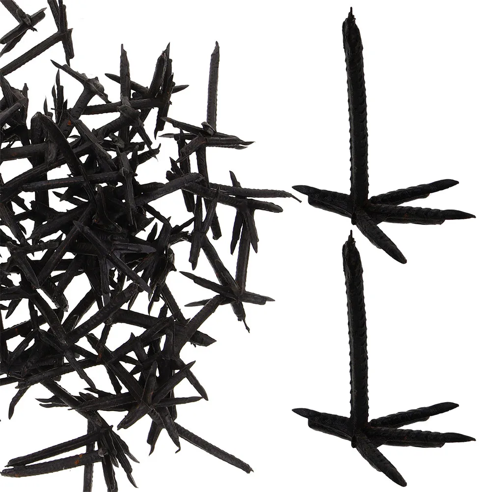 

100 Pcs Simulated Crows Feet Halloween Paws Artificial Accessories Toys Black Plastic