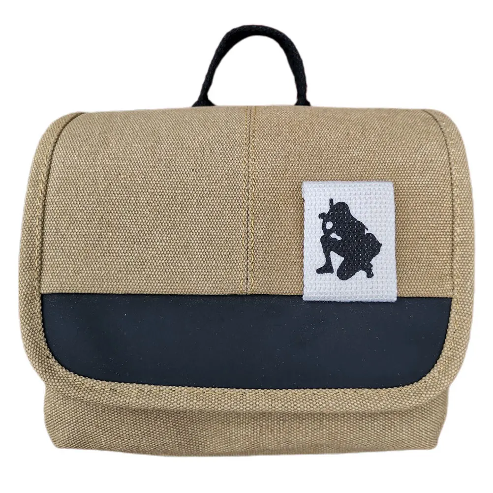 Camera Bag Canvas Waterproof Multi-Functional Stylish Portable Shoulder Strap Camera Case Protector Pouch Outdoor Storage Small