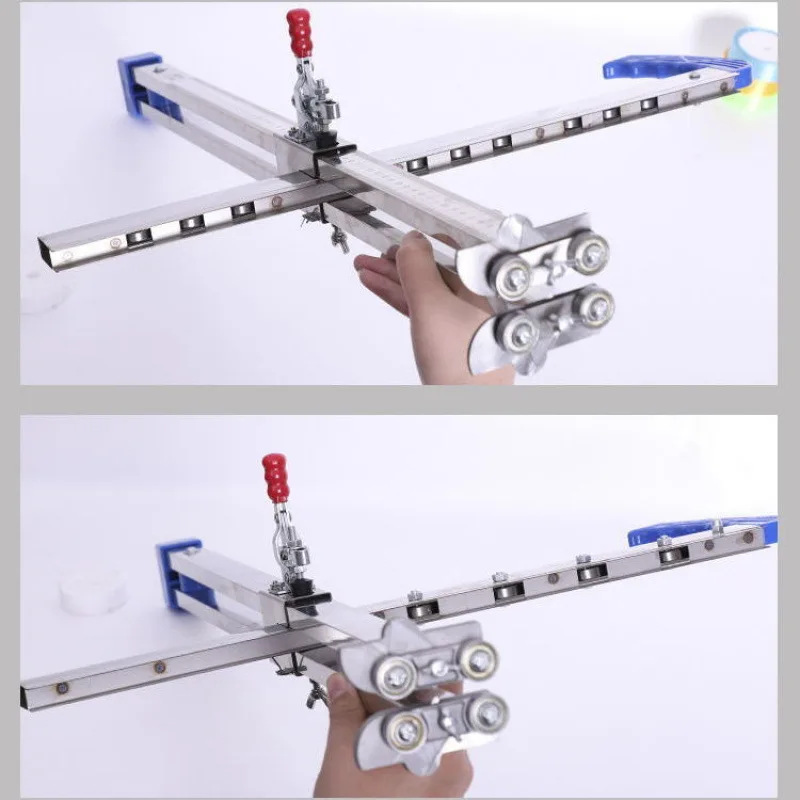 

Gypsum board cutting board, manual cutting adjustable tool roller powder free