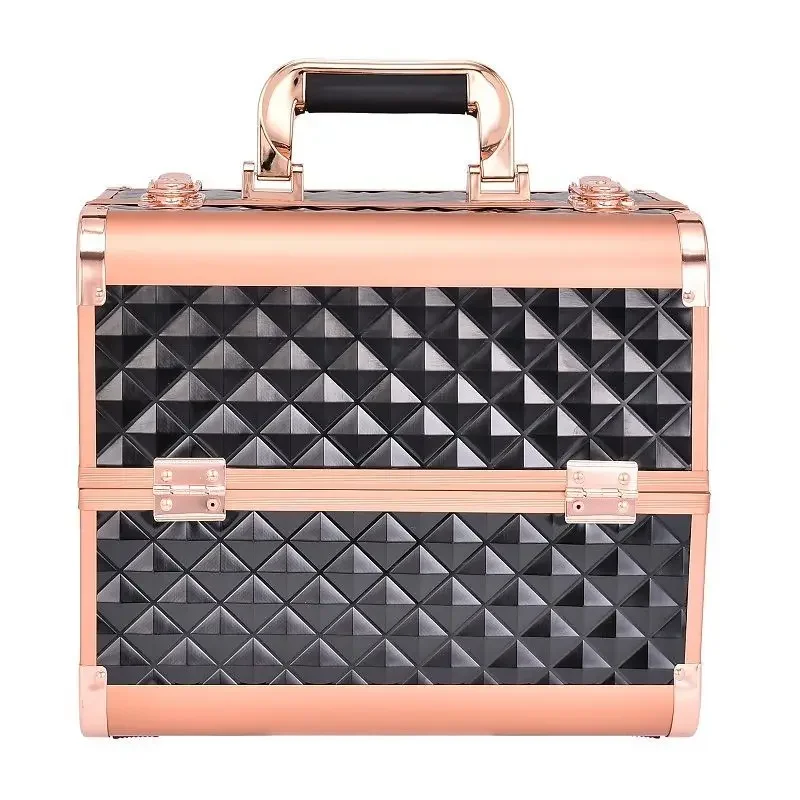 

New Large Makeup Box Professional Beauty Cosmetic Cases Make Up Bag Tattoo Nail Multilayer Toolbox Storage Organizer Suitcase