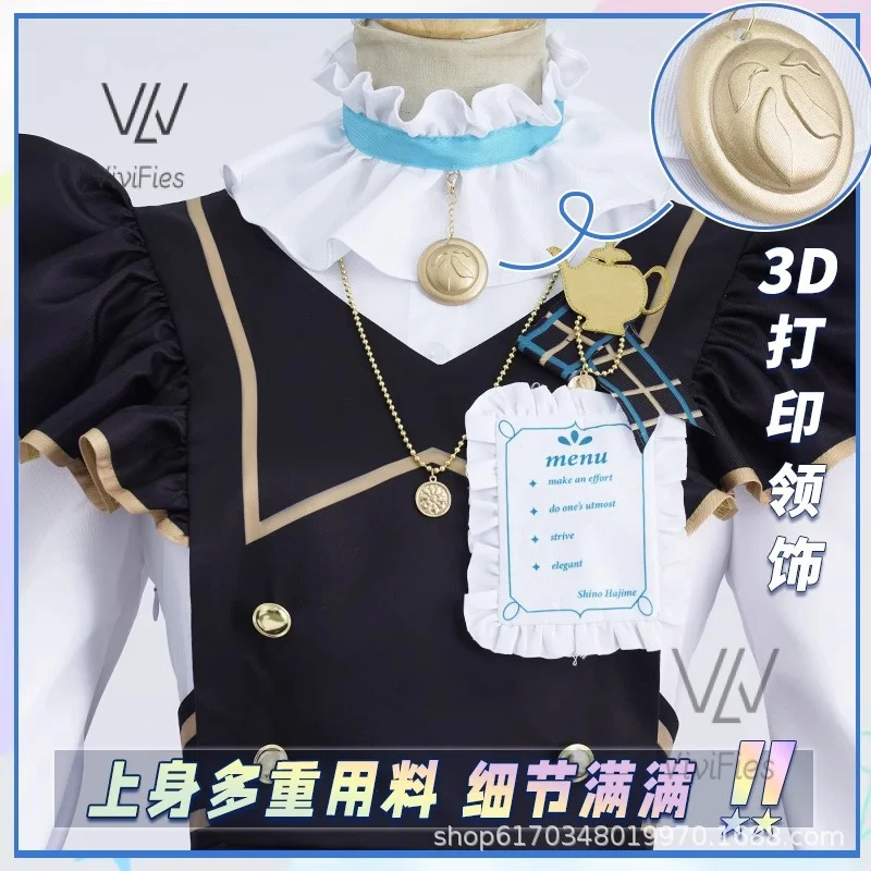 Sh37HajRob Cosplay Costume, Ensemble Stars es2, Perruque, Uniformes de Scène, Sweet Girl Lolita Maid fur s, Tenues d'Halloween, Carnaval trempé