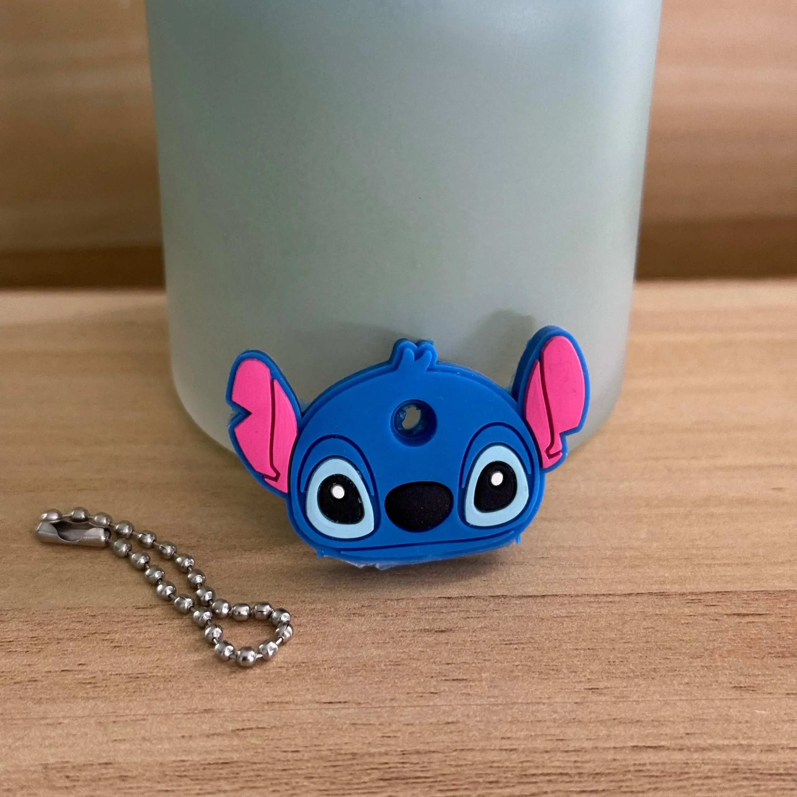 1PCS Cartoon Nette Schlüsselbund Frauen Mann Schlüssel Abdeckung Kappe Tier Kinder Schlüssel Ring Katze Charakter Halter Hund Icon Schlüsselanhänger