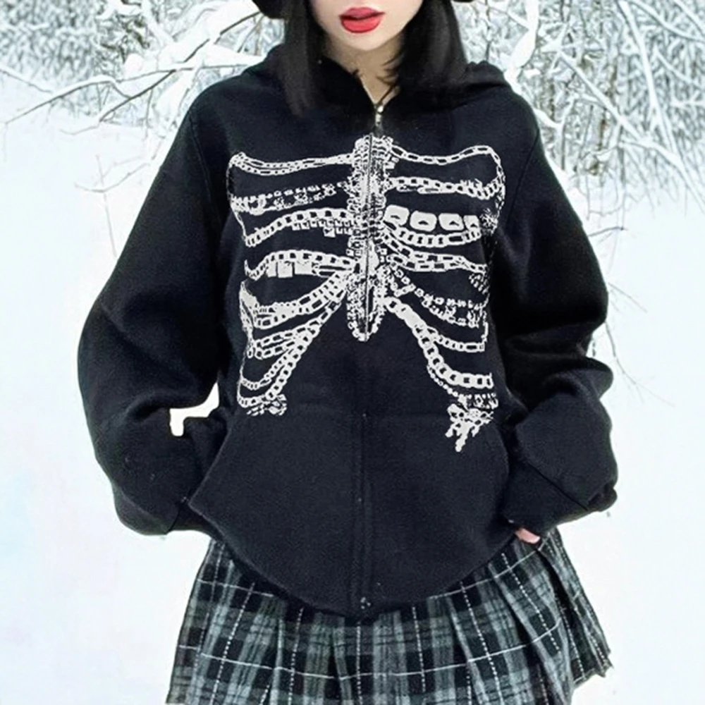 سترة نسائية بغطاء للرأس بأكمام طويلة، سترة رياضية بغطاء للرأس، مريحة للخريف والشتاء، ملابس يومية #1