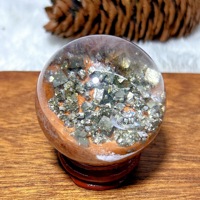 High Quality Natural Crystal Pyrite Garden Sphere Polished Ball Gemstones Mineral Energy Reiki Home Decorations Gift