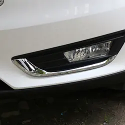 Car Fog Lights Trim Sticker Accessories for Ford Focus 3 MK3 2016 2017 2018 2Pcs/Set ABS Chrome Front Fog Lamps Cover Trim