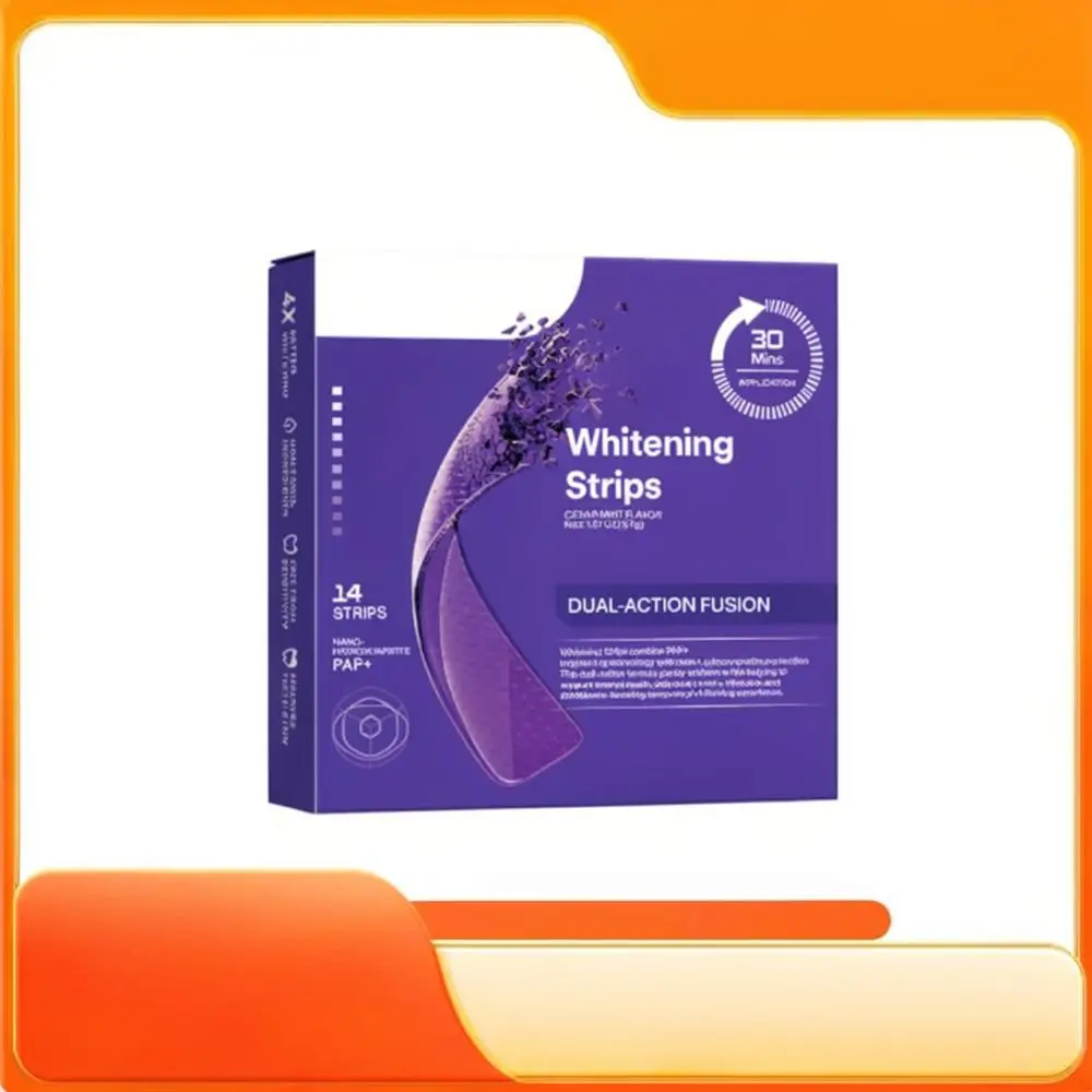 Effective Purple Strips Dental Care Kit Oral Cleaning Hygiene Treatment Adhesive Strips For Beautiful Smile