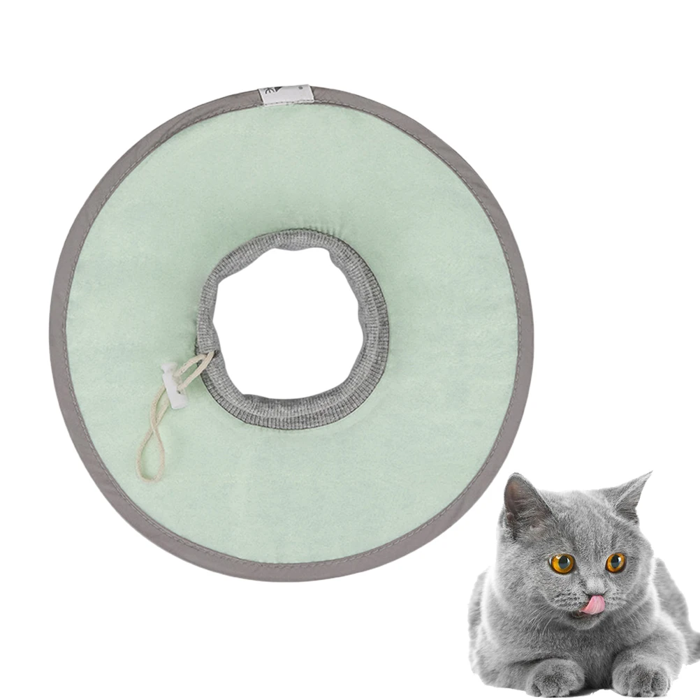 

Waterproof Cat Neck Ring Recovery Collar Light and Thin Elizabethan Anti-lick Pet