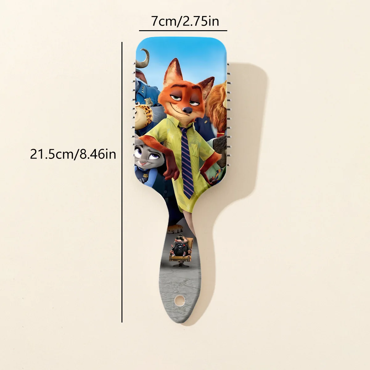 2025 جديد لسلسلة مشط Zootopia2 إبرة كرتونية حول وسادة هوائية تدليك مشط للأطفال فتاة طالب مشط هدية الكريسماس #3