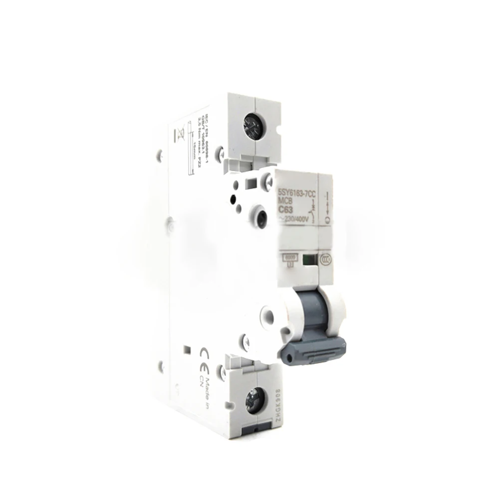 

New for Siemens 5SY6163-7CC 1P 230/400V 63A Guide Rail Installation Mini Circuit Breaker Module