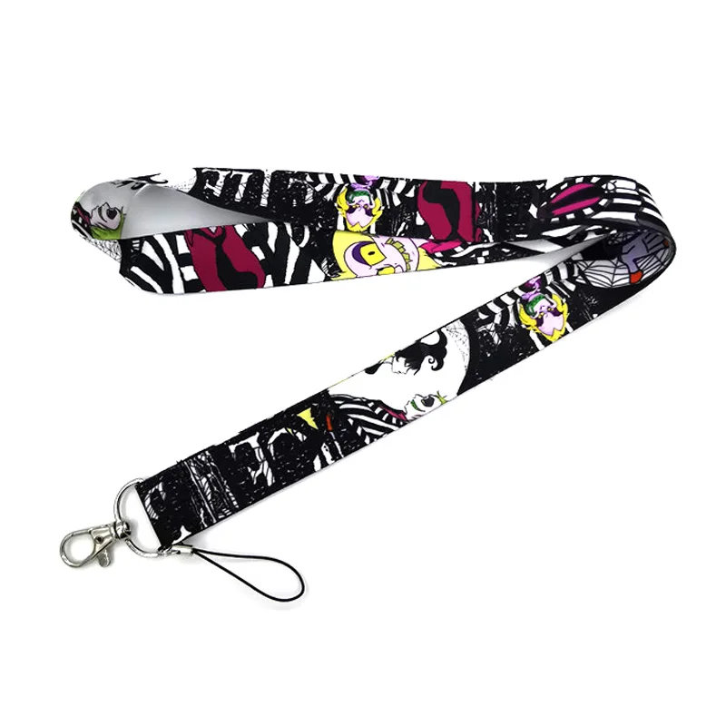 تيم بيرتون فيلم الأفعى الحبل بطاقة الائتمان معرف حامل حقيبة الطالب النساء غطاء بطاقة السفر شارة سيارة المفاتيح الزينة