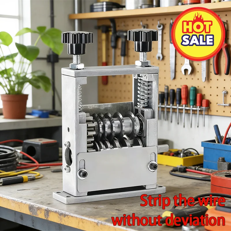 

Fast Scrap Wire Stripper Machine Rust-Proof Blades Perfect for Recycling Copper Wires 1-50mm Capacity Cable peeler