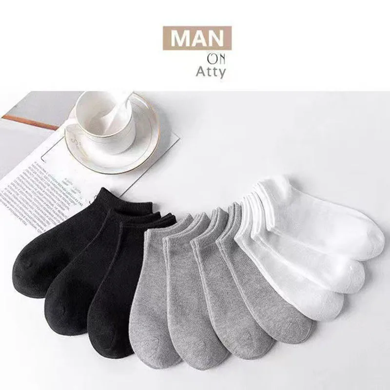 

Socks for men New pattern Versatile sports Ankle sock sweat absorbing and comfortable shallow Summer Spandex Soft deodorization