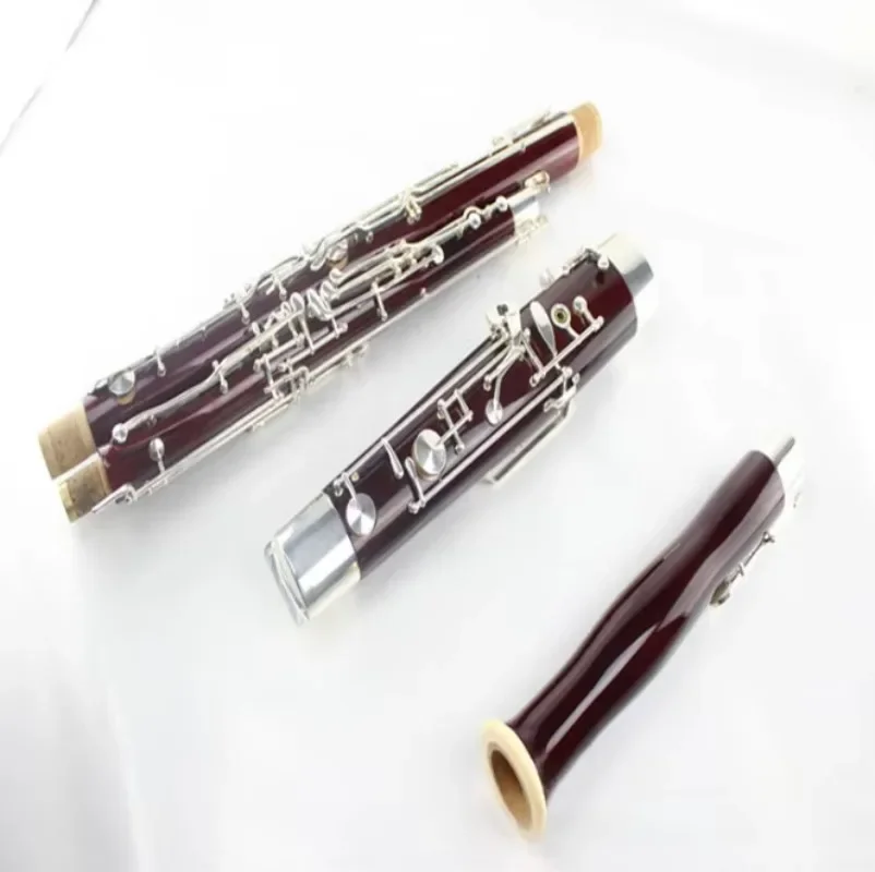 C-tuned Bassoon Made of Maple Wood with Silver-plated Wood Wind Instrument