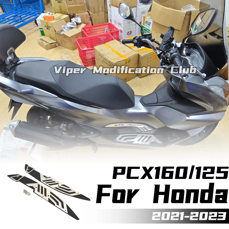 

Для Honda PCX125 PCX160 pcx 125 pcx 160 модифицированная педаль для ног Нескользящая подставка для ног из нержавеющей стали 2021 2022 2023
