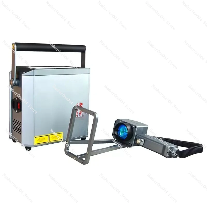 

20w Handheld Mobile Portable Mini Optical Fiber Marking Machine Metal Nameplate Mold Coding Machine Optical Fiber