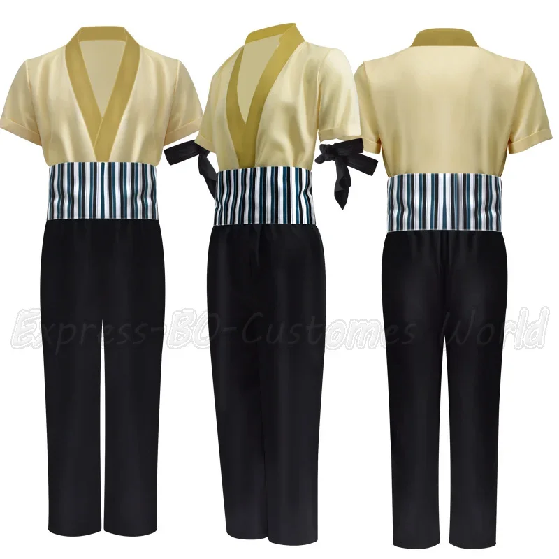 Live Action Kids Boys Roronoa Zoro Cosplay Costume Anime Halloween For Party Zoro Outfits Roronoa Top Pants Belt Cosplay Suits