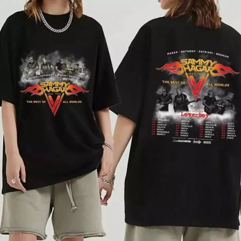 Sammy Hagar Tour 2024 с футболкой Loverboy S 5XL