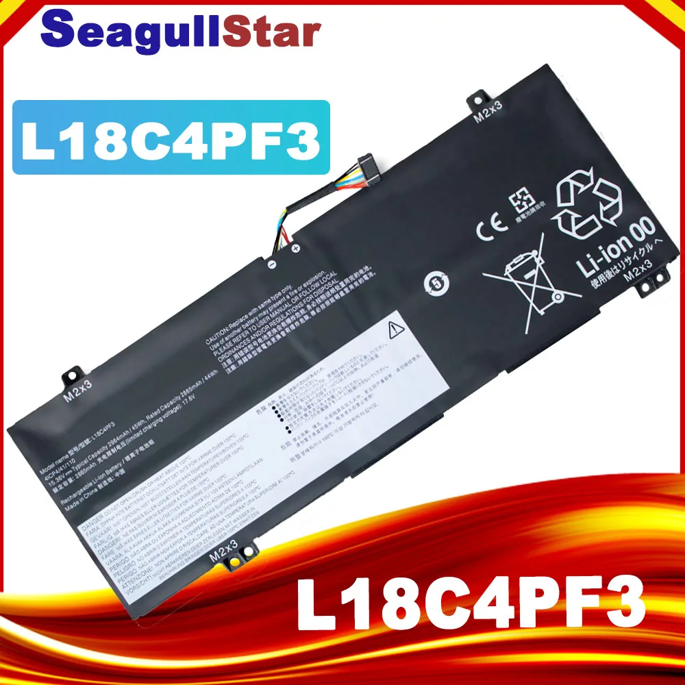 Batería para portátil L18C4PF3 45Wh 15.36V L18C4PF3 para Lenovo Ideapad Flex-14IML/Flex-14IWL/Flex-14API series C340-14IWL/S540-14A