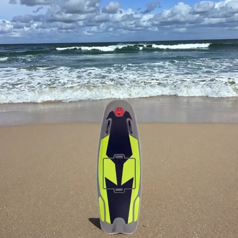 Rush Wave Unisex EPP Electric Surfboard 72V Battery Powered 12KW 55km/h Ocean Waters with Fin-Portable & Stable
