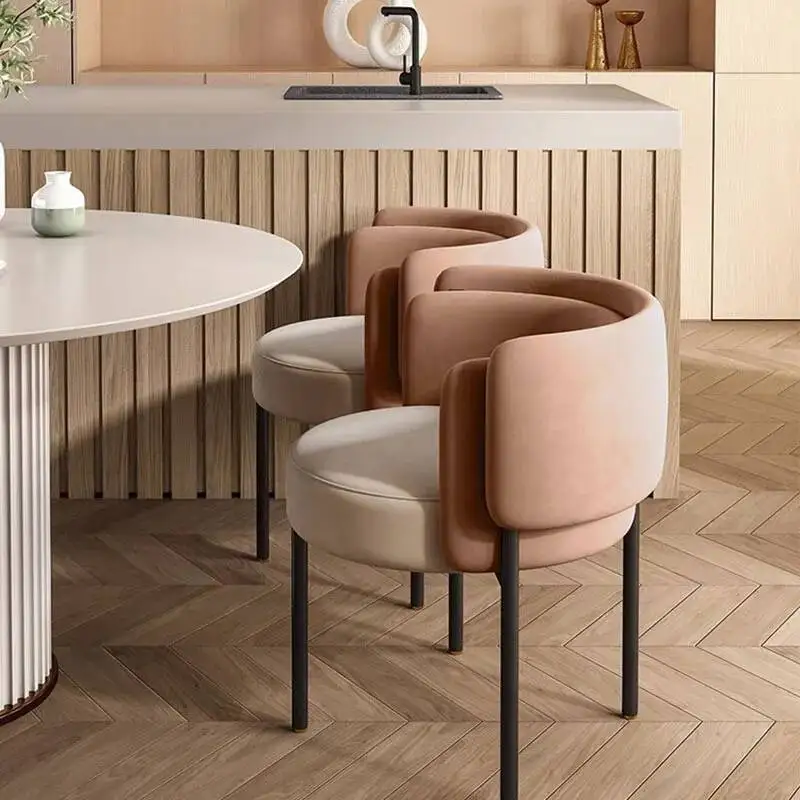 

Room Leather Makeup Modern Lounge Chair Living Design Luxury Dining Chairs Salon Kitchen Patio Interior Muebles Home Furniture