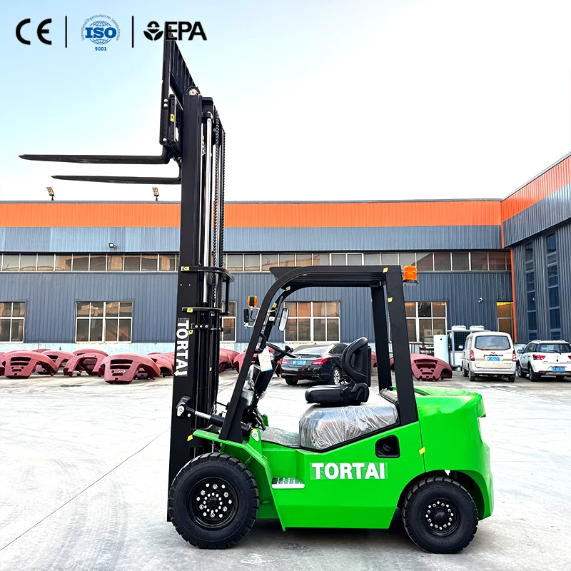 Factory Direct Sales 2.5Ton 3Ton 3.5Ton Euro5 Reliable Diesel Forklift 4WD Lift Truck CE ISO Certification with Side Shift