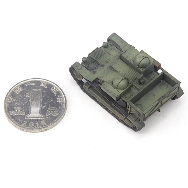 1:72 Scale CP0820 UE AMX Machine Gun Tower Tank Plastic Model Simulation Collectible Military Ornament Static Decoration