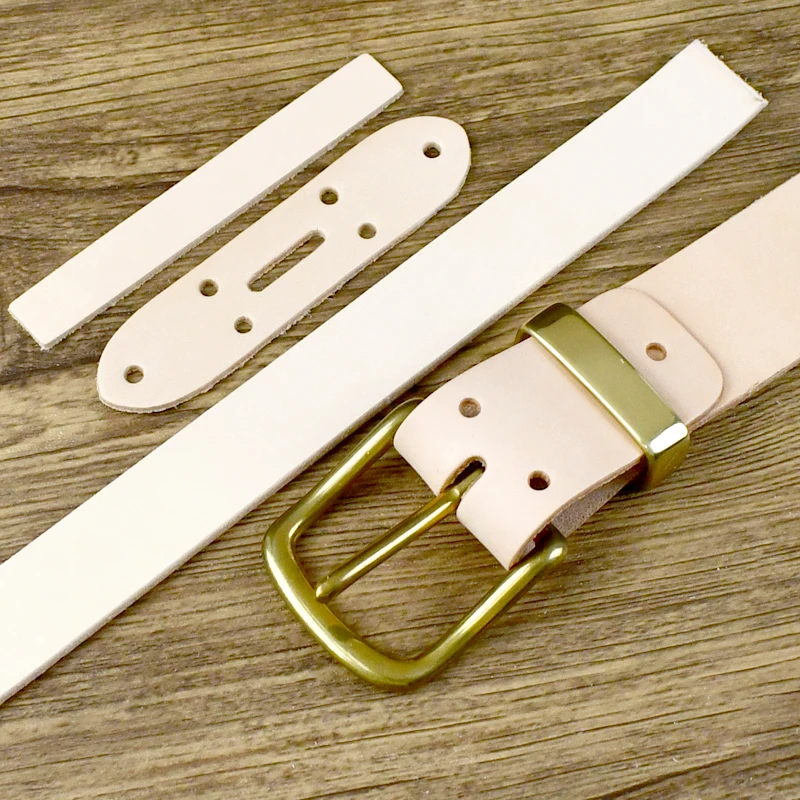 1Pc Deepeel 18/24/29/34/38mm*110/120cm First Layer Cowhide Leather Belt with Pin Buckle Head DIY Handmade Crafts Accessories