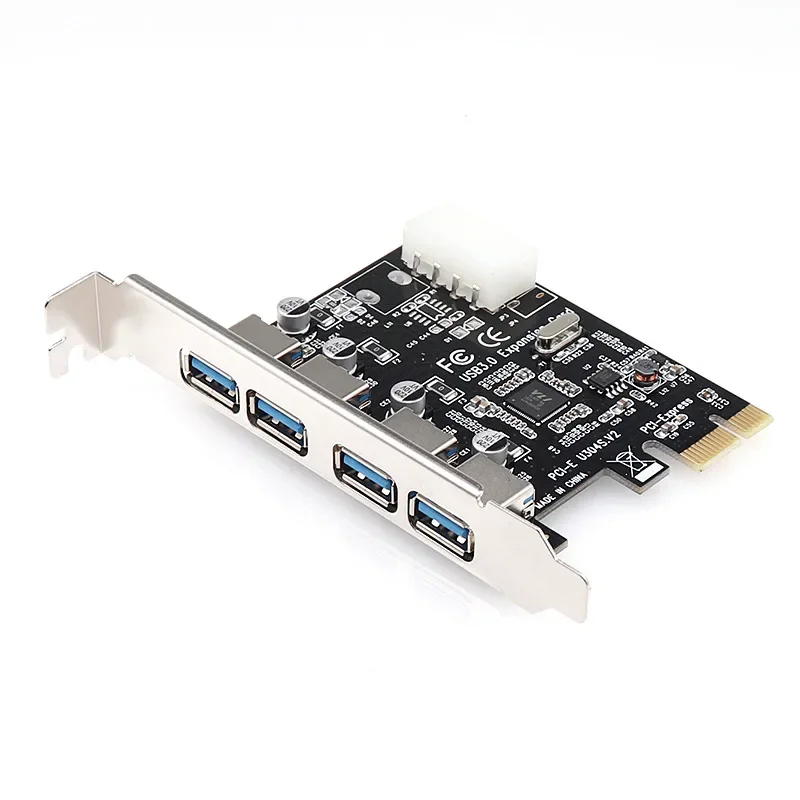 PCI Express PCIe 확장 카드, 4 포트 USB 3.0, PCIe USB 3.0 허브 어댑터, 4 포트 USB3.0 컨트롤러, USB 3 0 PCI E PCIe Express 1x
