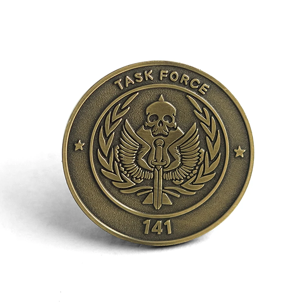 Task Force 141 Brooch  Call Of Duty: Modern Warfare Series Game Peripheral Enamel Pin Player Fan Gift Badge Accessory