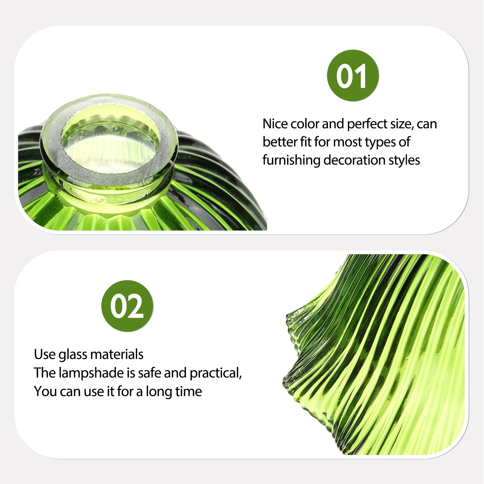 

Decorative Glass Lamp Cover for Wall Sconce Comfortable Light Quick Installation Stylish Replacement Metal Lamp Shade