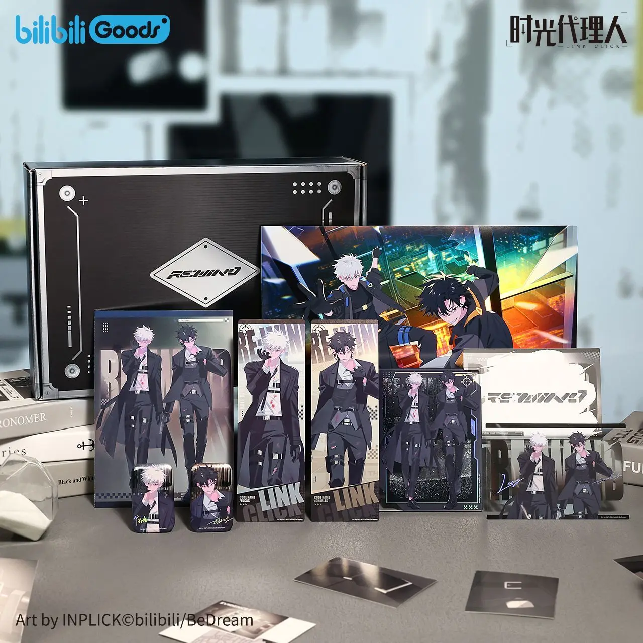 

official Genuine Link Click M.O.D RE:WIND Top secret operation Limited edition gift box anime peripheral Charles Lucas