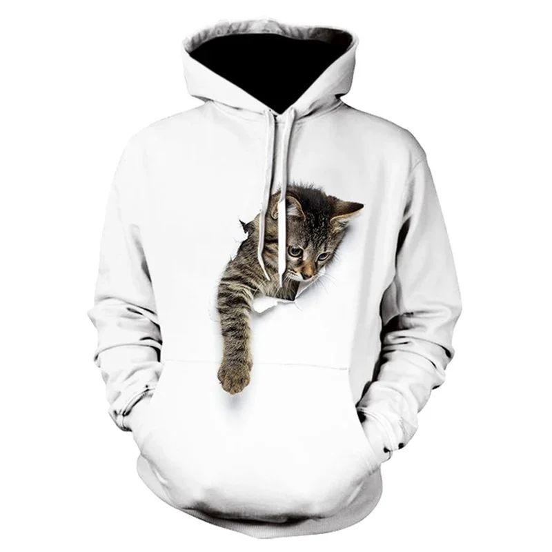 Cute Cat Fashion Style 3D Printed Hoodies Unisex Pullovers Hoodie Casual Sweatshirts Street Top Tracksuit