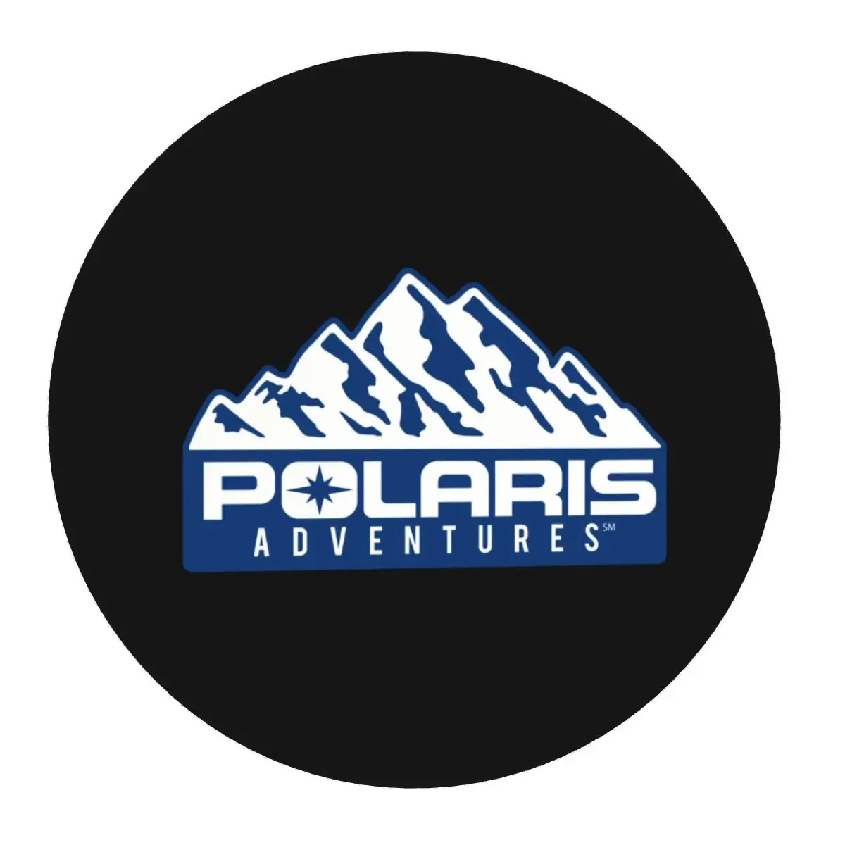 Polaris Logo Round Mouse Pad Computer Keyboard Mouse Mat Gamer Laptop Desk Mat Office Accessories Table Mats