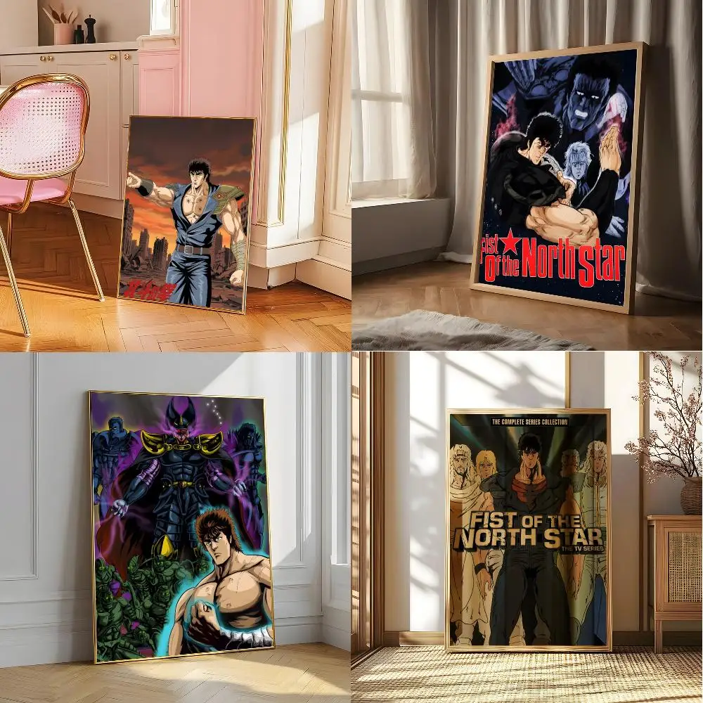 Fist Of The N-North Star Poster Posters Sticky Vintage Room Home Bar Cafe Decor Kawaii Room Decor