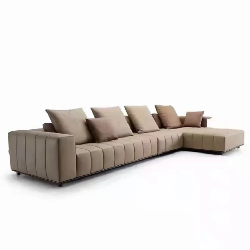 Custom made luxury living room sofa leather sofa sets