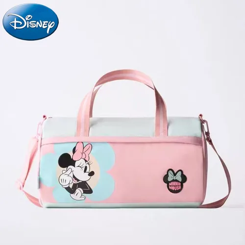Imagen 1 del producto Disney 2025 Otoño/Invierno nuevo bolso de bolos con patrón de Minnie de dibujos animados, bandolera multifuncional y bolso de mano para uso diario