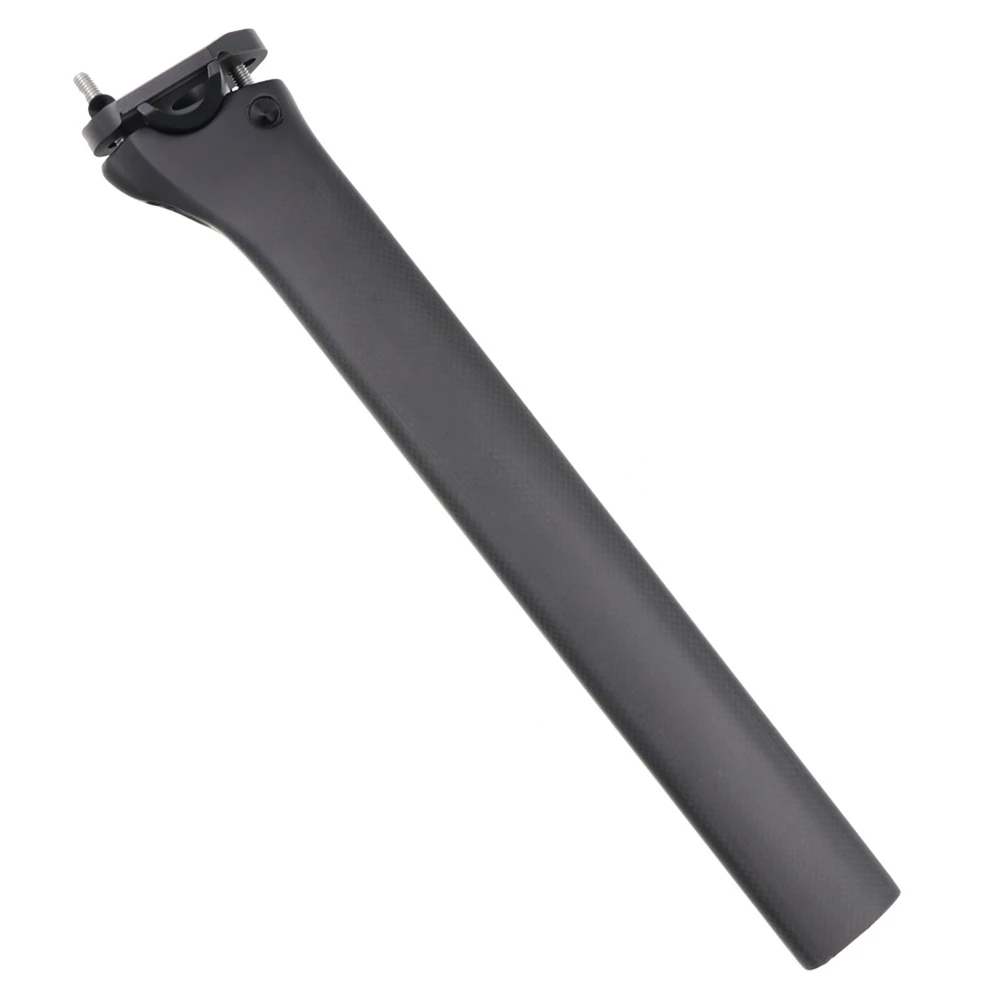 

Road Mountain Bike Seatpost Carbon Fiber Construction High Modulus Carbon Fiber Superior Stiffness 340mm Length