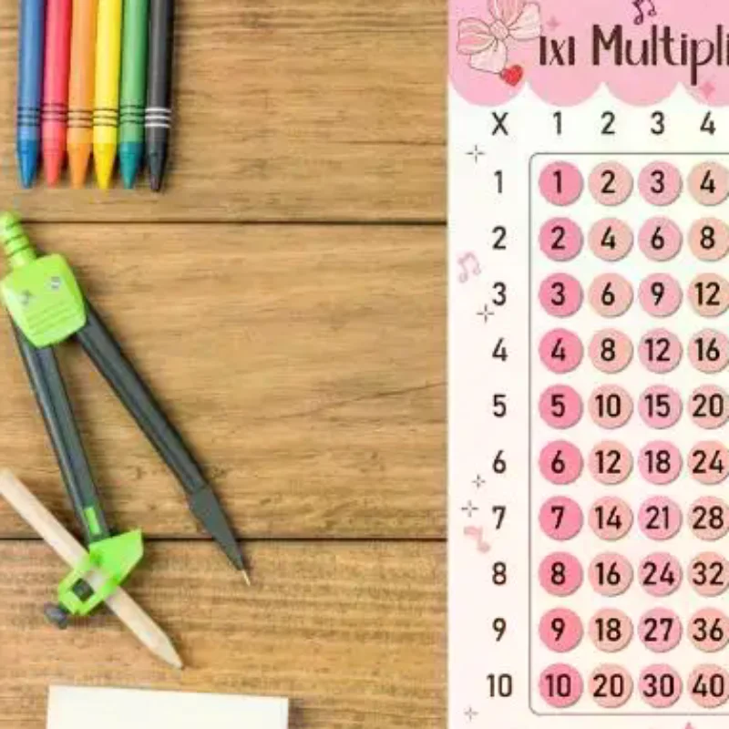 Wooden Multiplication Board Set Math Game Gifts For Kids Educational Montessori Counting Toy Preschool Learning For Classroom