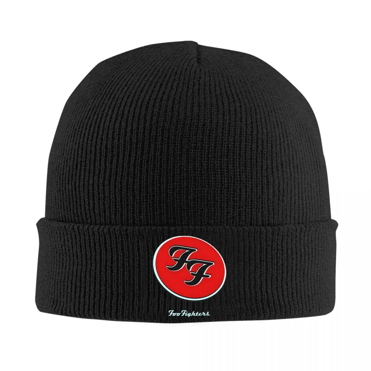 Rock Souds F-Foo F-Fighters Knitted Hat for Women Men Beanie Autumn Winter Hat Acrylic Warm Cap