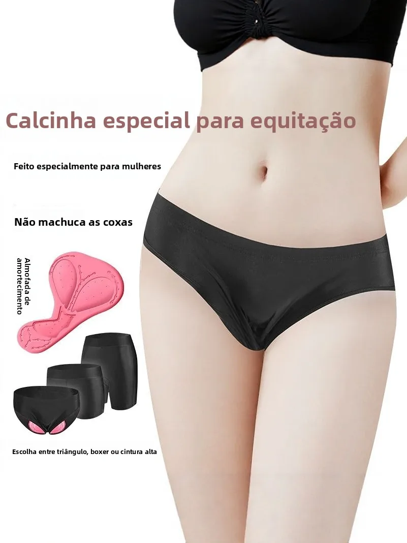 women's-equestrian-underwear-with-triangular-silicone-pad-breathable-quick-dry-comfortable-ladies'-riding-innerwear