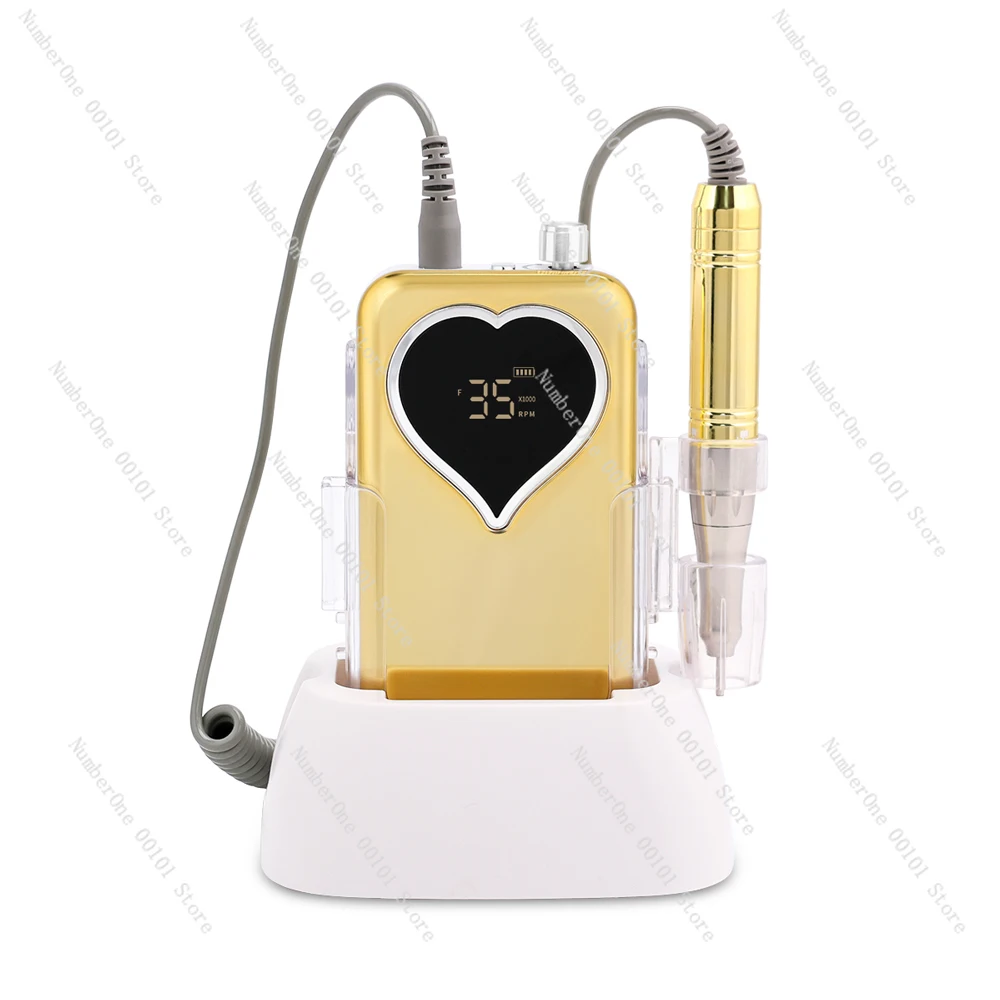 Nail polisher | Hollow cup electric exfoliation | Small household portable grinding head