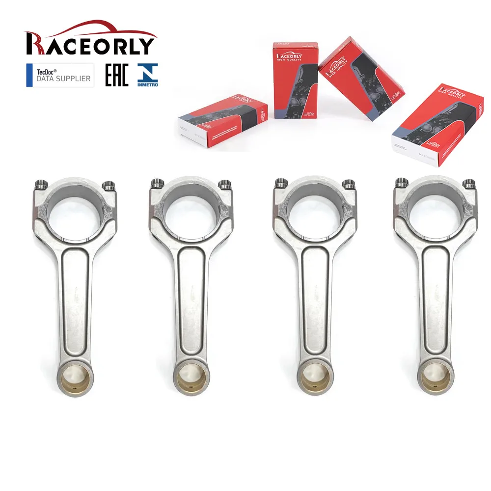 RACEORLY Forged 0.50mm Piston & Con Rod CR9.6 Φ23mm For Audi VW 2.0L EA888 Gen3