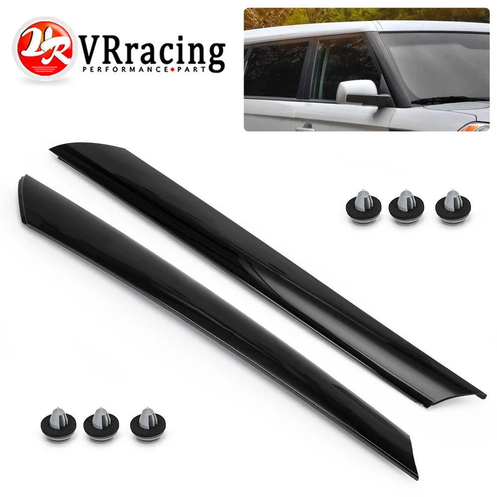 Left + Right Car Exterior Molding Windshield Pillar Trim Front For Kia Soul 2010 2011 2012 2013 86170-2K500 86180-2K500