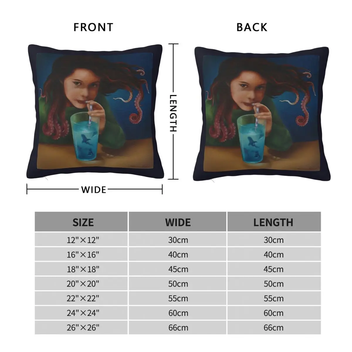 Nature Vs. Nurture Pillowcase Polyester Linen Velvet Pattern Zip Decorative Throw Pillow Case Home Cushion Case