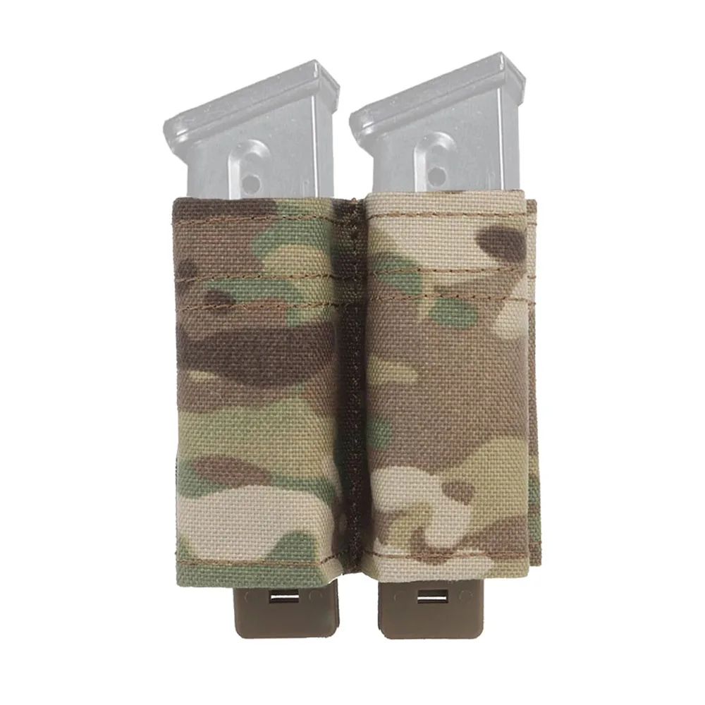 

Tactical FAST 9MM Double Magazine Pouch KYWI Wedge Insert MOLLE Hunting Airsoft GLOCK M9 P226 HK Mag Holder Bag Combat Belt Gear