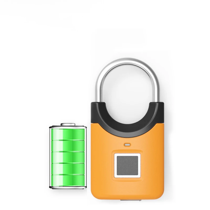 

Fingerprint Padlock Mini Smart Electronic Security Locker Fingerprint Lock Anti-Theft USB Charge For Bike Gym Locker Luggage
