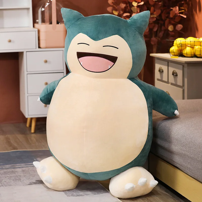 Potdemiel 30/200 cm riesige Pokemon Snorlax Tier große Pokémon Puppe halbfertige Holster Plüschtiere Kawaii Anime Plüschtier Geschenke für Kinder 8