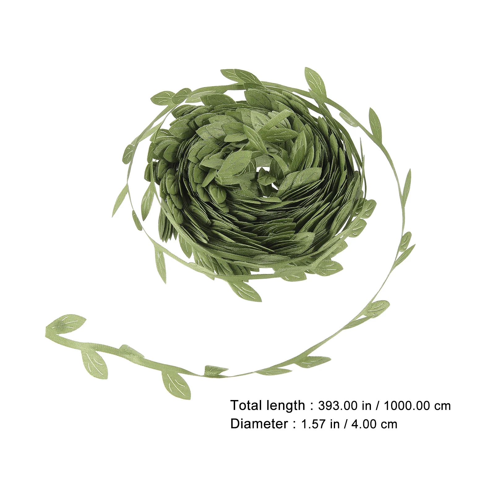 

1 Roll Leaf Design Polyester Ribbon 25M Diy Craft Decor For Gift Wrapping Cake Box Tying Bowknot Making Hairpin Material Winding